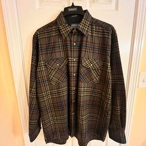 Plaid Mens Size L Pendleton Wool Field Shirt